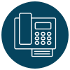Fax machine icon